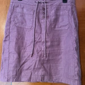 Anthropology Level 99 Linen Blend Skirt Size 27